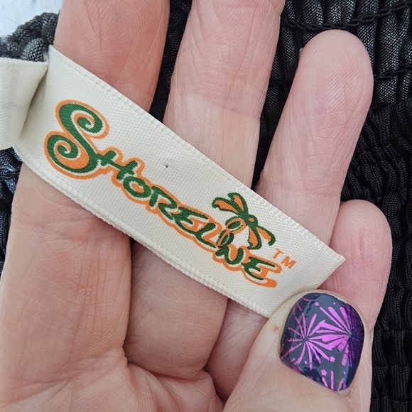 Shoreline Black White Mandalla Bandana Fit Flare Size S/M - Picture 2 of 8